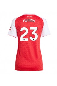 Arsenal Mikel Merino #23 Jalkapallovaatteet Naisten Kotipaita 2025-26 Lyhythihainen